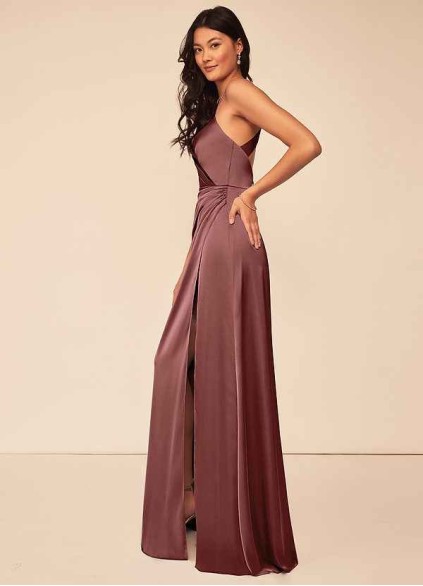 Earizer Geanna Stretch Satin Dress