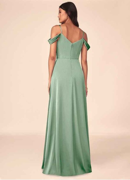 Earizer Ocean Stretch Satin Dress